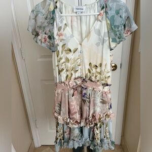 Yumi Kim Floral Tiered Dress